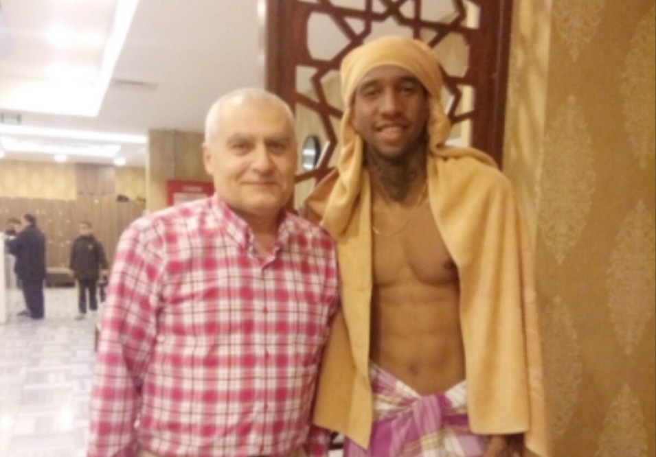 Beşiktaş'ın yıldız futbolcusu Talisca hamama gitti!
