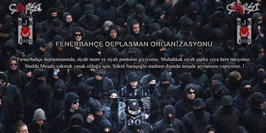 Beşiktaş taraftarı siyah giyecek