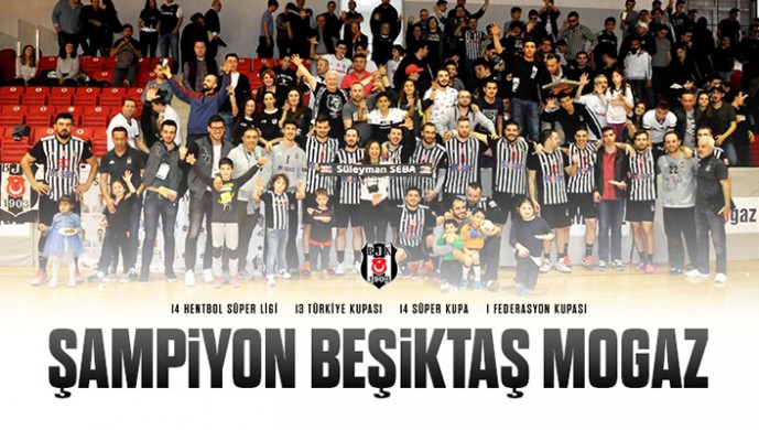 Beşiktaş Mogaz, 42. kupasını kazandı
