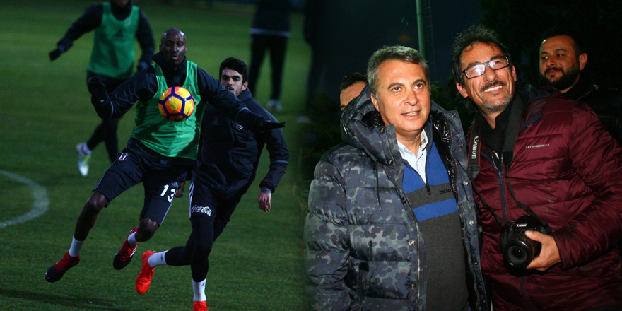 Sağanak yağmur altında antrenman