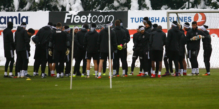 Beşiktaş tek eksikle çalıştı