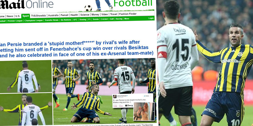 Oğuzhan ve Van Persie, İngiliz gazetesinin manşetinde!