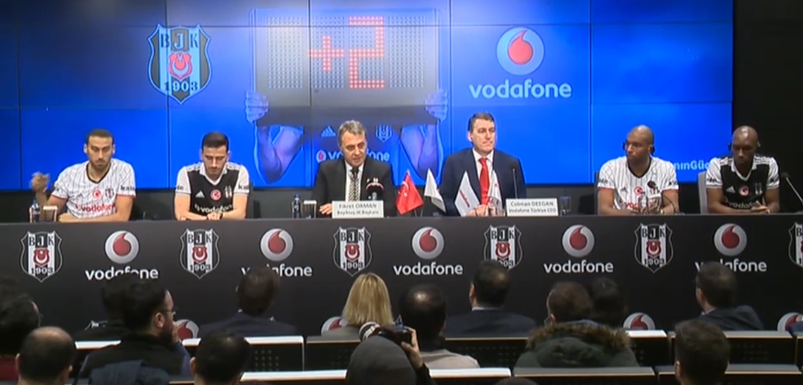Forma 2 sezon daha Vodafone'un! Fikret Orman: "Nice başarılara imza atacağız"