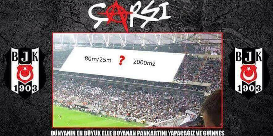 Beşiktaş taraftarından F.Bahçe için özel hazırlık!