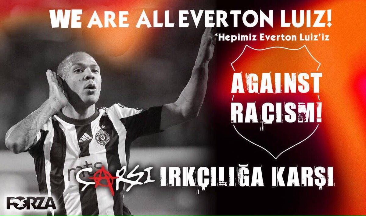 Çarşı'dan Everton Luiz'e mesaj!