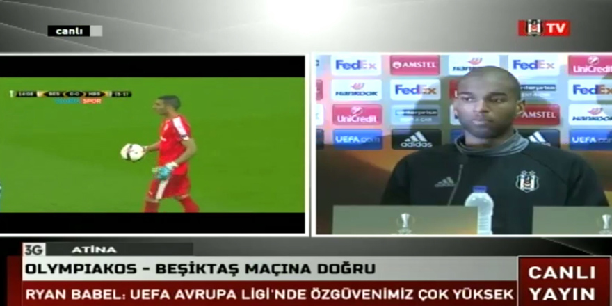 Ryan Babel: "Maçı sabırsızlıkla bekliyoruz!"