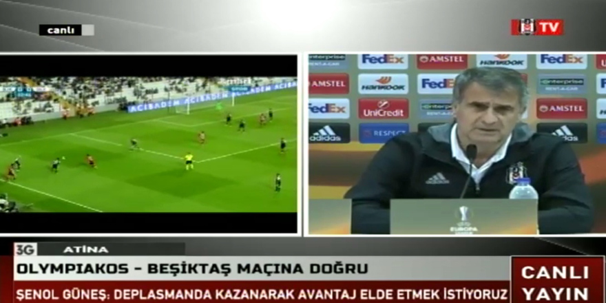 Şenol Güneş'ten Olympiakos maçı öncesi önemli açıklamalar