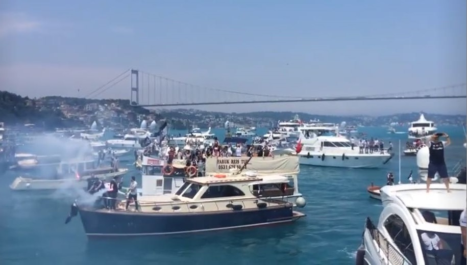 İşte kaza anı! (Video)